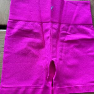 Zyia Hot Pink Seamless Hustle Shorts New with Tags Size M